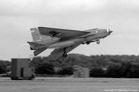 Lightning F.3 XR718 at Doncaster, 1st September 1984; Shaun Connor