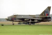 Lightning F.3 XR718 at Binbrook, 26th August 1978; Shaun Connor