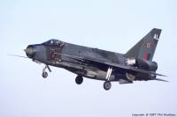 Lightning F.6 XR747 at RAF Binbrook, July 1987; Phil Bradshaw