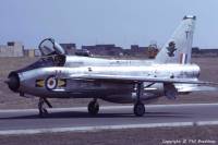 Lightning T.5 XS416 at RAF Luqa, 1973; Phil Bradshaw
