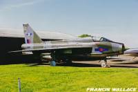 Lightning T.5 XS417 at Newark Air Museum, 1999; Francis Wallace