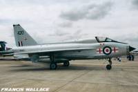Lightning T.5 XS420 at RAF Fairford, 19th July 2003; Francis Wallace