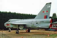 Lightning T.5 XS459 at the Fenland Aviation Museum, 30th August 1998; Damien Burke