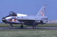 Lightning T.5 XV328 at RAF Binbrook, September 1977; Phil Bradshaw