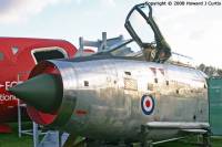 Lightning F.53 ZF582 at Hurn, 31st October 2008; Howard J Curtis