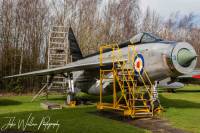 Lightning F.53 ZF588 at East Midlands Aeropark, 24th February 2022; Jake Wallace