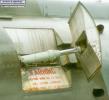 F.6 XS904's starboard airbrake bay. As you can see the bay is pretty blank - the door is very tight fitting! The top and bottom edges do have a slight lip and the edges of the brake itself lie not within the bay but overlapping it slightly. My thanks to the Lightning Preservation Group's ground crew and Wing Cdr. (retd) Brian Carroll, XS904's pilot for the opportunity to take these pictures - leaving the brakes open after a run is not normal practice and it takes some effort to pump them back in manually!