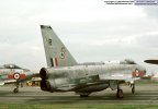 F.3 XR751, inverted pass, Biggin Hill, September 1975. XR751 was the display aircraft at a number of airshows in the mid/late seventies.