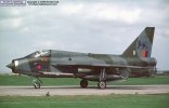 T.5 XS416 of the Lightning Training Flight at RAF Binbrook in September 1978.
