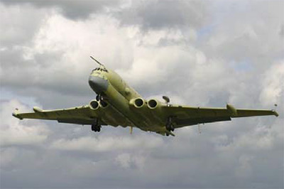 Nimrod MRA.4 first flight