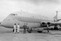 Nimrod MR.1 XV148 at RAF Gibraltar, 1977; Damien Burke Collection / Reg Redford / RAE Bedford