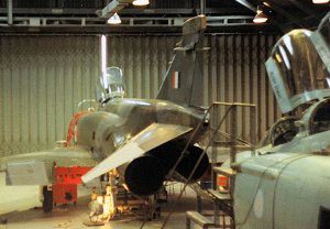 RAF Scampton servicing, 1988