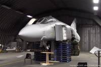 Phantom FG.1 XT864 at RAF Leuchars (dismantling for transport), 14th June 2015; Ulster Aviation Society