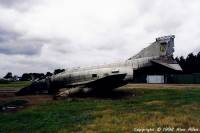 Phantom FGR.2 XV411 at Manston Fire Training School, July 1998; Alan Allen