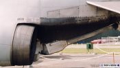 Lower down on XV474, and a big solid arrestor hook that contrasts nicely with the emergency-only hook on aircraft such as the Lightning!