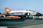 FG.1 XT597 of the A&AEE showing off her 25th Anniversary scheme at RAF Greenham Common, 23rd July 1983.