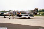 FGR.2 XV490 of 92 Sqn shows off a mixture of the toned down grey/green camo and the newer overall grey scheme at Leeuwarden, 21st June 1985.