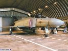 F-4J(UK) ZE350 of 74 Sqn in the QRA shed at RAF Wattisham, 1989.