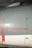 Starboard airbrakes. The upper one has perforations (blanked off here).