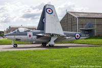 Sea Hawk FGA.6 WV795 at Dunsfold Aerodrome, 26th June 2021; Nigel Roling