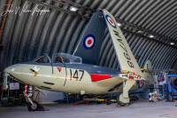 Sea Hawk FGA.6 WV798 at Cornwall Aviation Heritage Centre, 8th October 2022; Jake Wallace