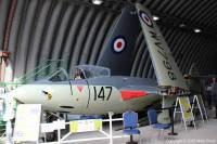 Sea Hawk FGA.6 WV798 at Cornwall Aviation Heritage Centre, 30th March 2022; Mike Overs