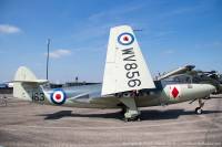 Sea Hawk FGA.6 WV856 at Yeovilton, 7th July 2018; Damien Burke