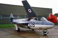 Sea Hawk FGA.6 WV903 at Lee on Solent, November 1994; Alan Allen