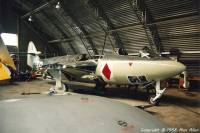 Sea Hawk FGA.6 WV908 at Yeovilton, 1988; Alan Allen