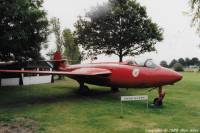 Sea Hawk FB.5 XE489 at Gatwick Aviation Museum, July 1988; Alan Allen