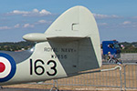 WV856 port tail. Serials and Royal Navy titling were often stencilled in earlier years.