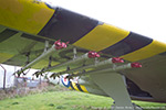 WV797 rocket rails under the starboard wing.