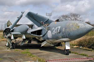 Derelict Sea Vixen XN691 at North Weald, 2001