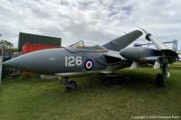 Sea Vixen FAW.2 XJ490 at Caloundra, 9th May 2022; Grahame Bann