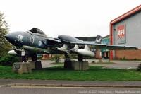 Sea Vixen FAW.2 XJ580 at Christchurch, 4th April 1999; Damien Burke