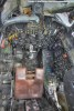 Pilot's cockpit - FAW.2 XJ494. This was a Martel missile trials aircraft and has non-standard instruments e.g. the Buccaneer-style attitude indicator in the centre and the radar altimeter above that.