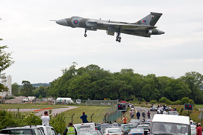 Vulcan on short final