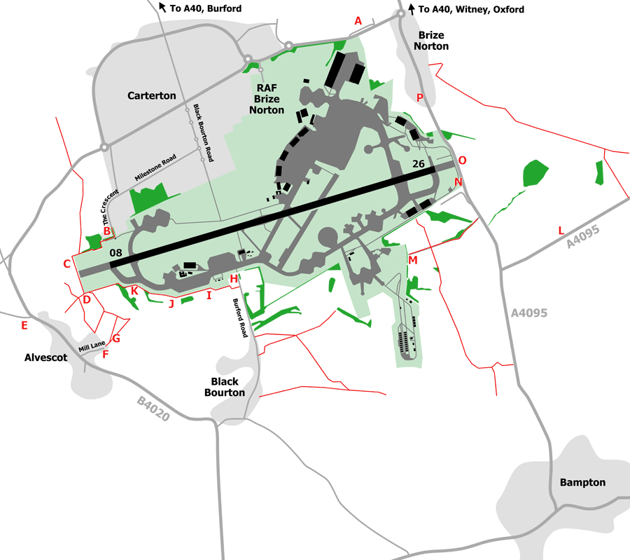 RAF Brize Norton viewing locations