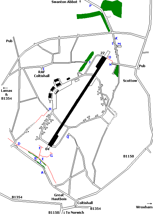 RAF Coltishall viewing locations