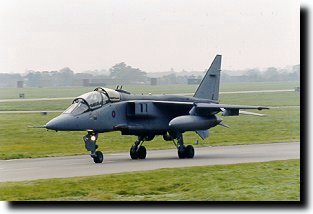 Jaguar T.2 taxiing