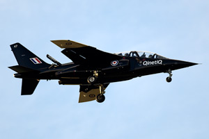 Alpha Jet on final approach