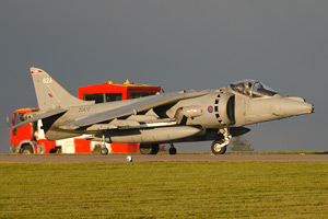 Harrier GR.9 taxiing