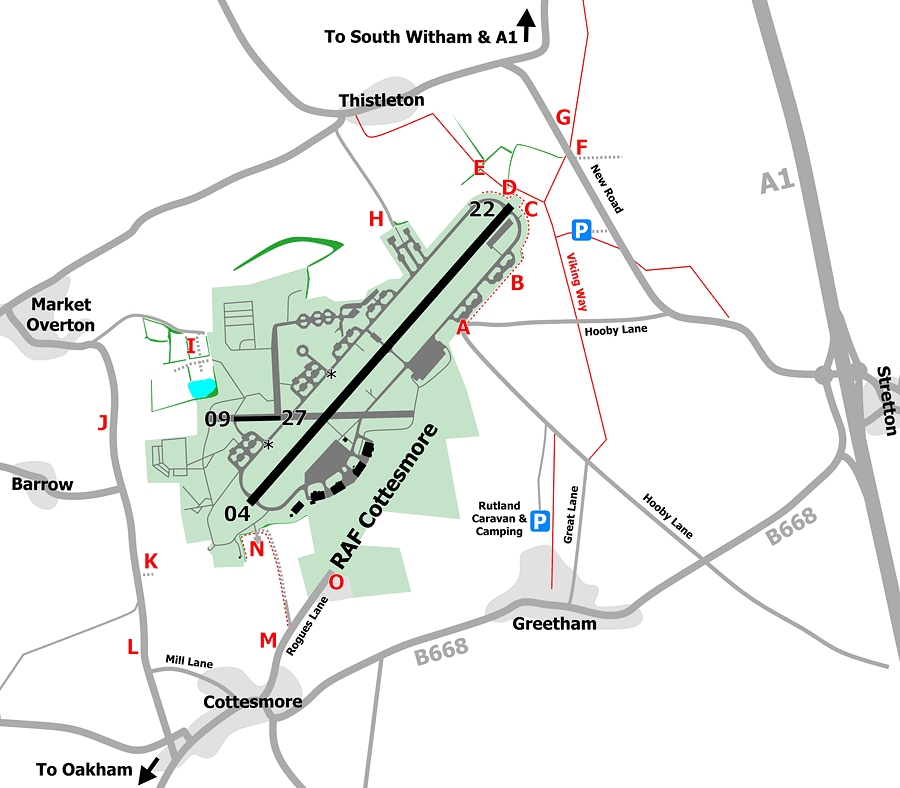 RAF Cottesmore viewing locations