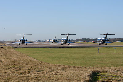 Dominies taxiing