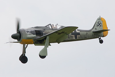 FW-190 landing