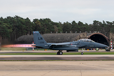 F-15E takeoff