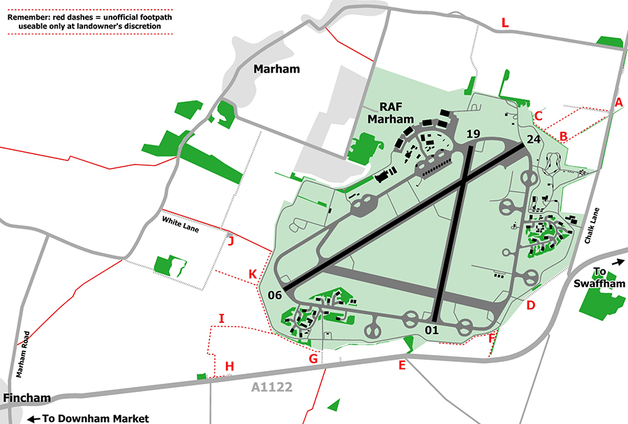 RAF Marham viewing locations