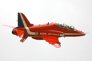 Red Arrows Hawk break