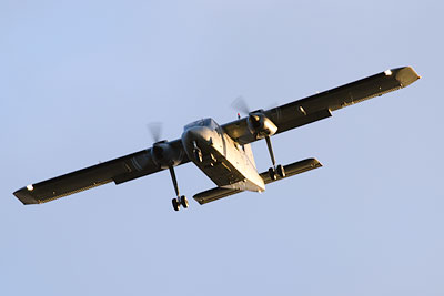 Islander on approach