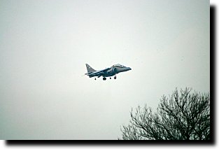 Harrier T.10 landing